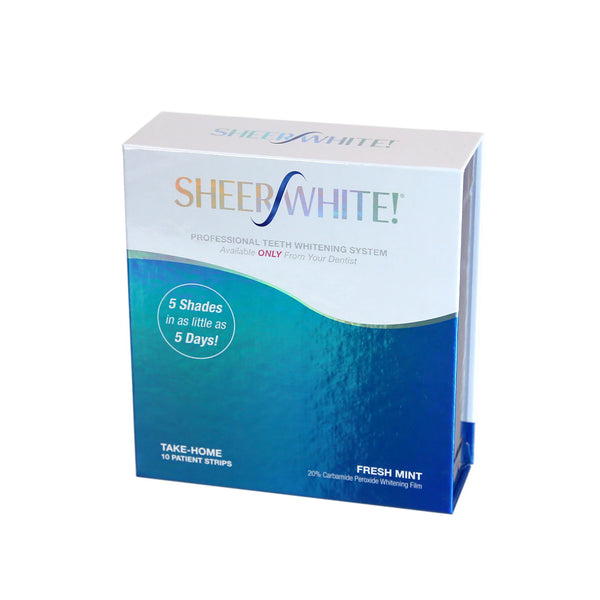 Sheer White Whitening Films, whitening strips, teeth whitening